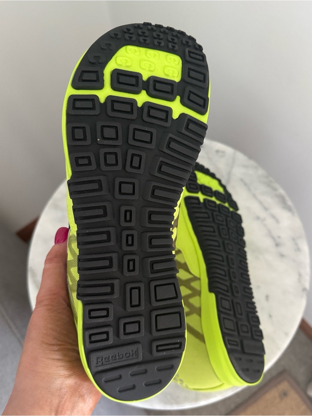 Reebok Nano 2.0 Laser Lime Green and Black Mesh Training Shoes - Picture 3 of 4